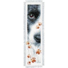 Dog & Cat On Aida (14 Count) Vervaco Bookmark Counted Cross Stitch Kit 2.5