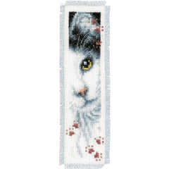 Dog & Cat On Aida (14 Count) Vervaco Bookmark Counted Cross Stitch Kit 2.5