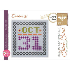 Bee In My Bonnet Set F By Lori Holt by it's Sew Emma Stitchery Counted Cross Stitch Pattern