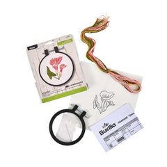 Delicate Lily Stamped Embroidery Kit by Bucilla