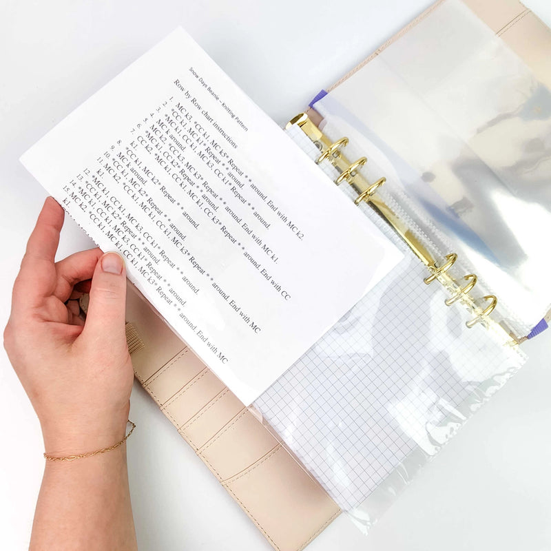 Project Journal Page Protector Refill Pack - Set of 12  By Twice Sheared Sheep