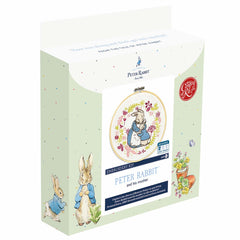 Beatrix Potter - Peter Rabbit & His Mother Embroidery Kit From Craft Kit Company