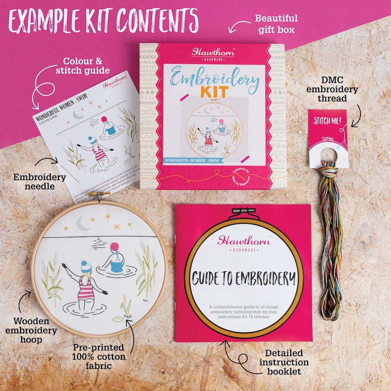 Wild Swim Kit  Complete Craft Kit From Hawthorn Handmade