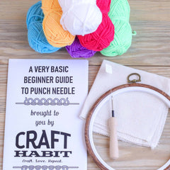 Over the Rainbow Punch Needle Kit From Craft Habit