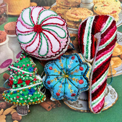 Christmas Cookie Embroidery Project from Dropcloth Samplers