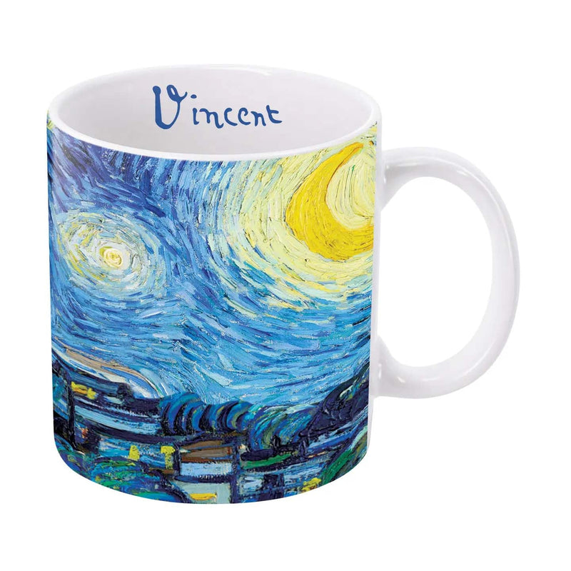Van Gogh Starry Night 14 oz Porcelain Mug -Contemporary Mug From Rain Capers