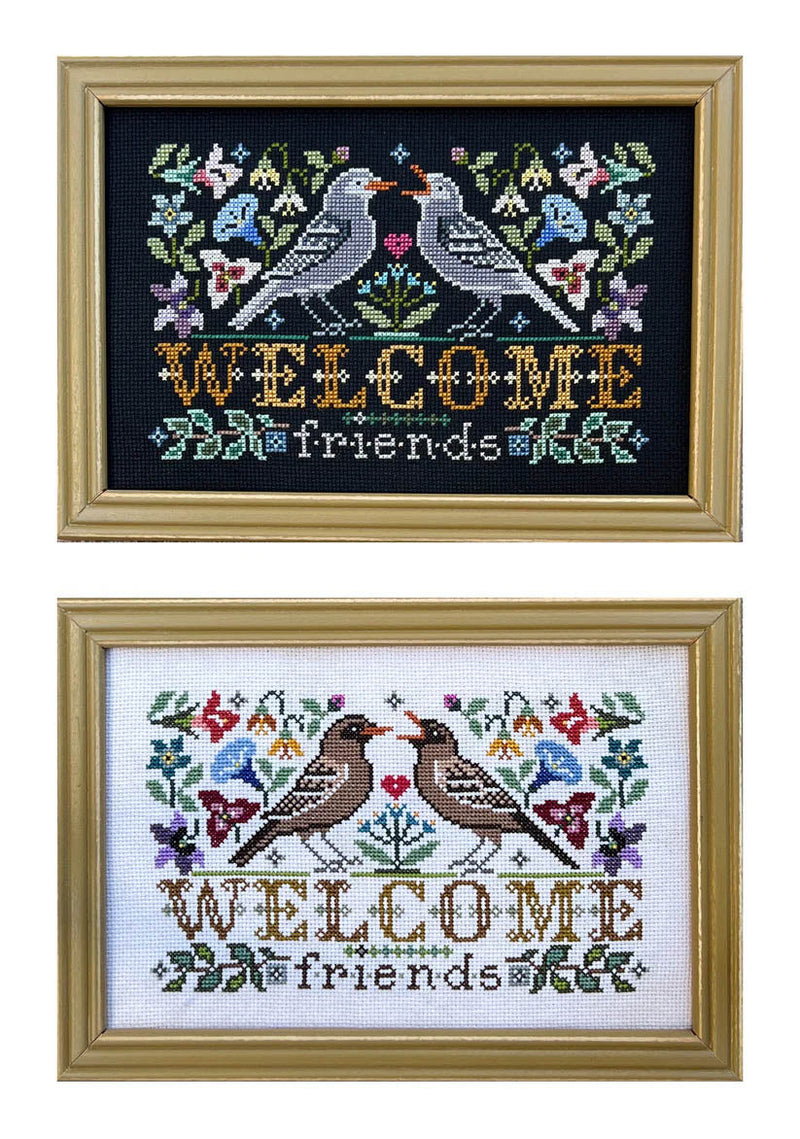 Wildflower Welcome by Tellin Emblem Counted Cross Stitch Pattern