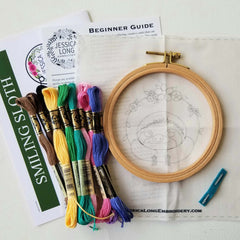 Smiling Sloth Embroidery Kit By Jessica Long Embroidery