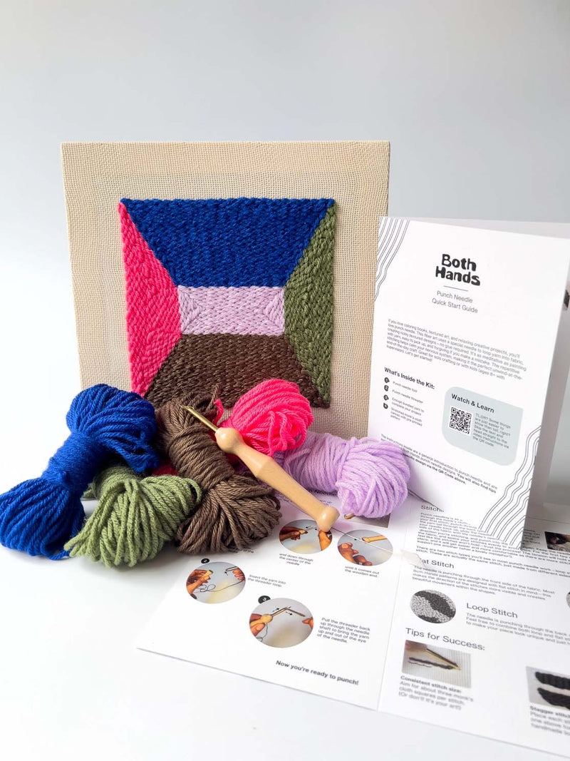 Portal - Beginner Punch Needle Kit 10" by 10" - Wall Art From Both Hands Crafts