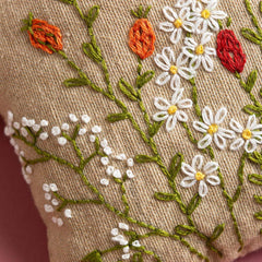 Linen Lavender Bags Embroidery Kit -Bees  From Corinne Lapierre Limited