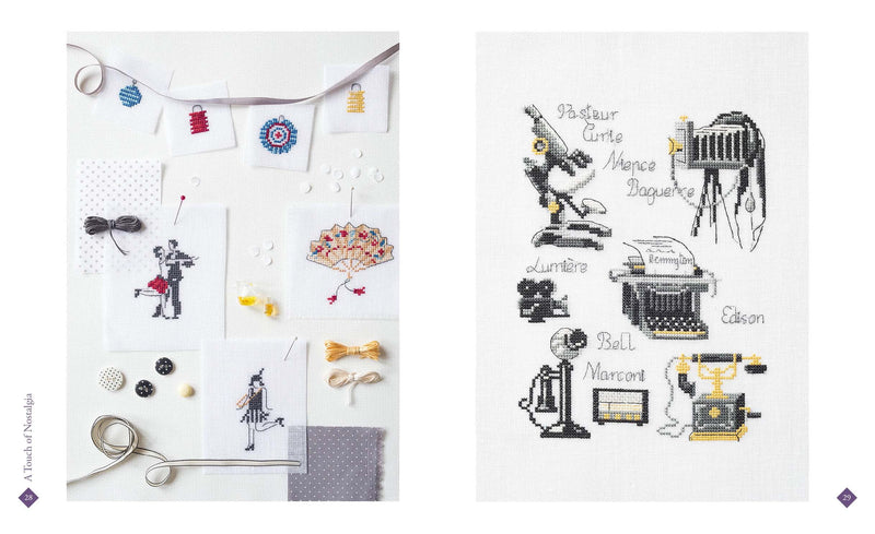 Retro Cross Stitch: 500 Patterns, French Charm for Your Stitchwork By Véronique Enginge