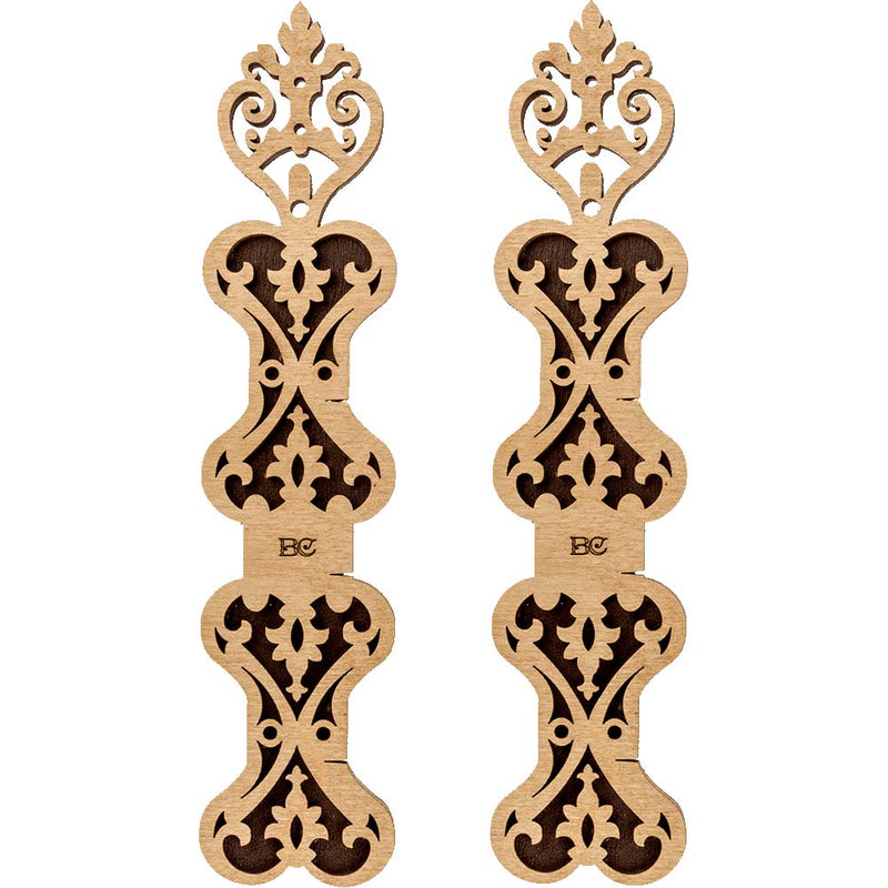 Ornate Wooden Thread Bobbins - Thread Organizers #6 From Hobby Jobby
