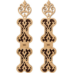 Ornate Wooden Thread Bobbins - Thread Organizers #6 From Hobby Jobby