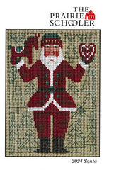 2024 Schooler Santa by The Prairie Schooler Counted Cross Stitch Pattern