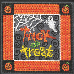 Fright Night- Trick or Treat designed by Debbie Mumm Counted Cross Stitch Kit 5