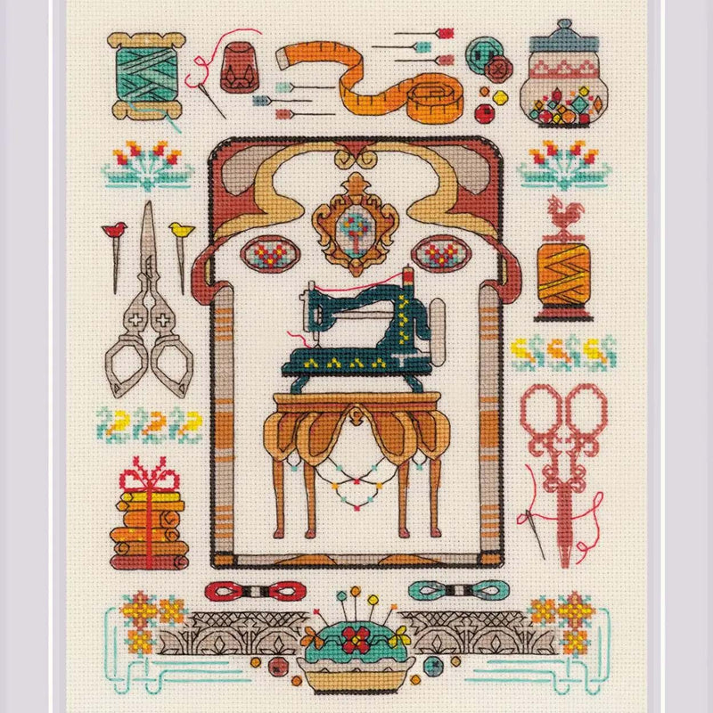 Sewing Favorite Hobby by Riolis Counted Cross Stitch Kit