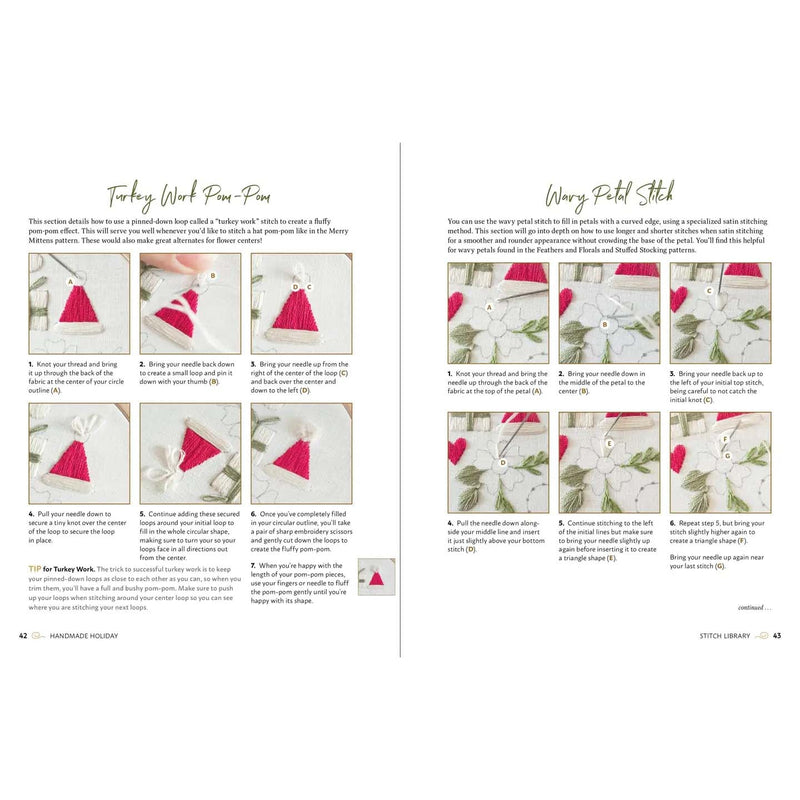 Handmade Holiday: Festive Embroidery Patterns and Techniques for Christmas Crafting By Alyssa Ploof