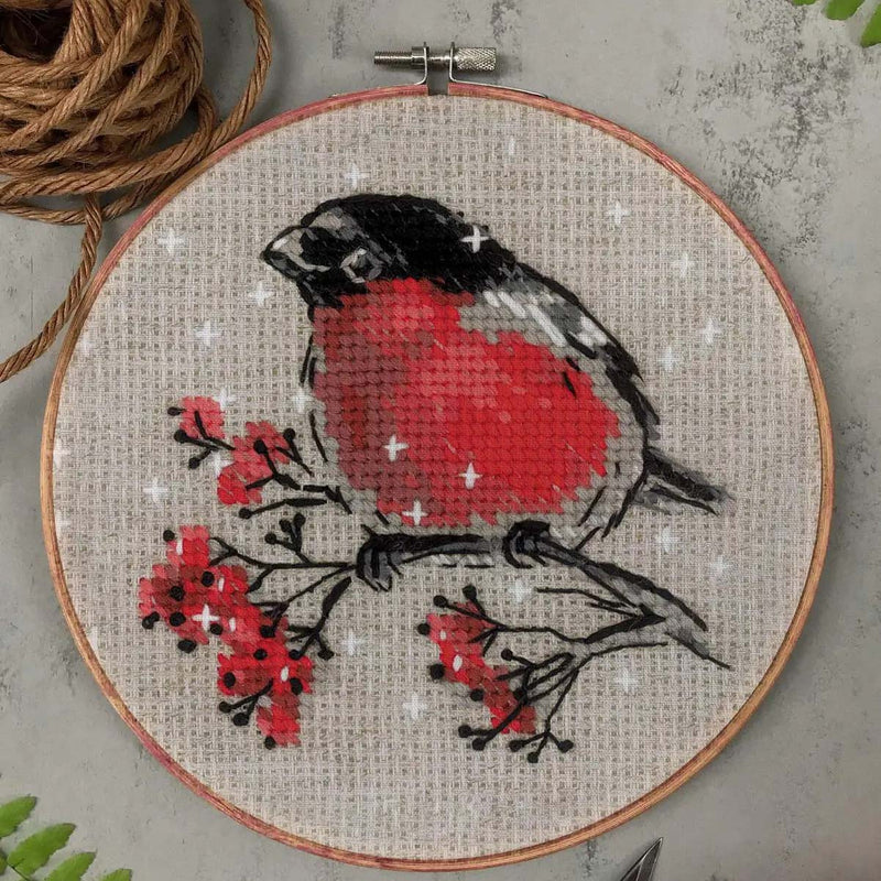 Winter Guest Bird by Riolis Counted Cross Stitch Kit