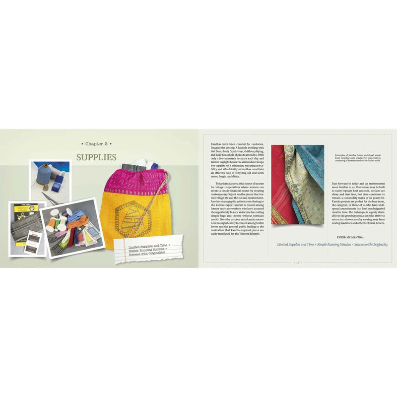 Inspiration Kantha: Creative Stitchery and Quilting with Asia's Ancient Technique By Anna Hergert