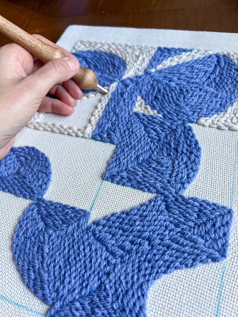"Fractal" - Beginner Punch Needle Kit - Wall Art From Both Hands Crafts
