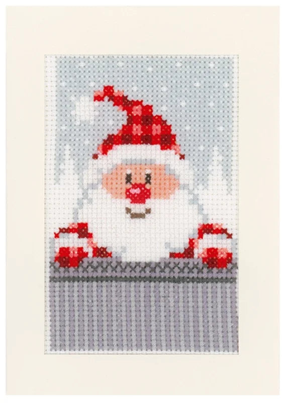 Christmas Buddies On Aida (14 Count)  by Vervaco Counted Cross Stitch Kit 4.25 "X6" 3/Pkg