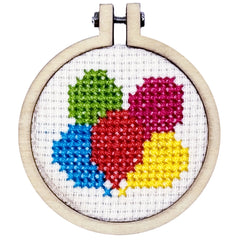 'happy Birthday!' Mini Matchbox Cross Stitch Kit Counted Cross Stitch Kit From Craft Kit Company