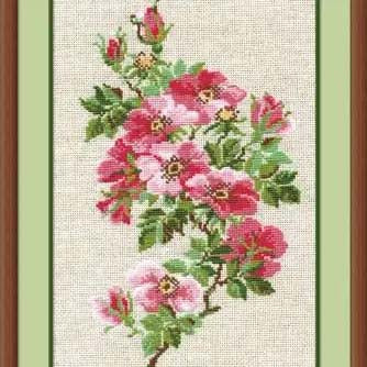 Wild Roses by Riolis Counted Cross Stitch Kit