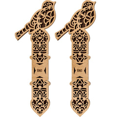 Ornate Bird Wooden Thread Bobbins - Thread Organizers #4 From Hobby Jobby