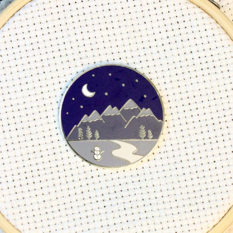 Four Seasons Set of 4-Enamel Needle Minders by Snarky Crafter Designs