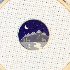 Four Seasons Set of 4-Enamel Needle Minders by Snarky Crafter Designs