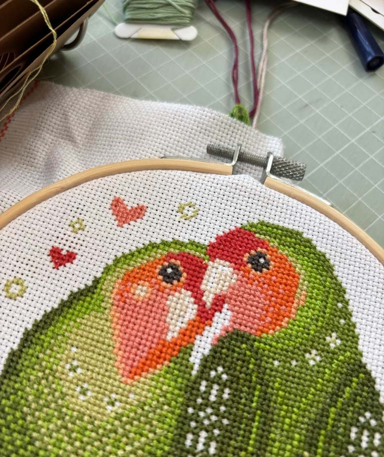 Everything's Peachy - Cross Stitch Kit By Love Poppet