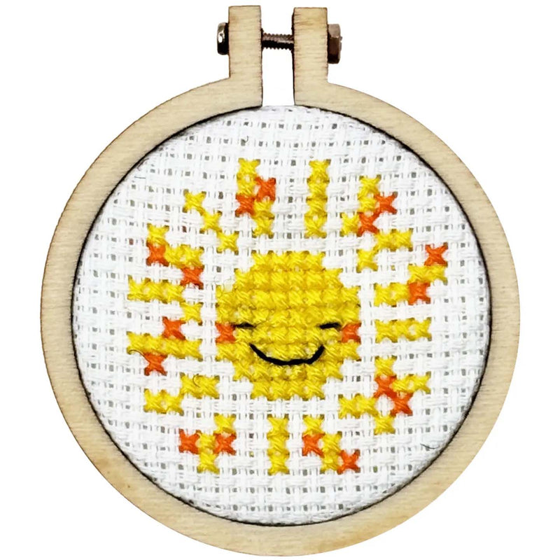'you Are My Sunshine' Mini Matchbox Cross Stitch Kit Counted Cross Stitch Kit From Craft Kit Company