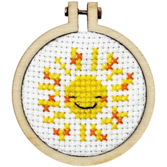 'you Are My Sunshine' Mini Matchbox Cross Stitch Kit Counted Cross Stitch Kit From Craft Kit Company