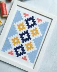 Andes Ode Quilt inspired Cross Stitch Pattern by Cotton and Joy