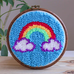 Over the Rainbow Punch Needle Kit From Craft Habit