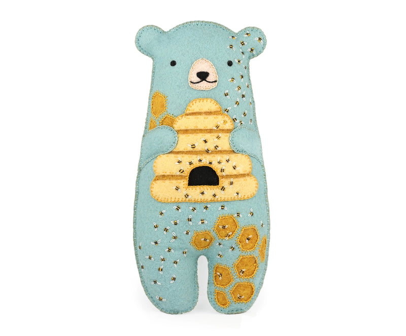Honeybear Felt Doll Kit Embroidery Kit From Kiriki Press