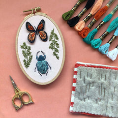Bug Collector- Advanced 3D Hand Embroidery Diy Craft Kit-  By MCreativeJ