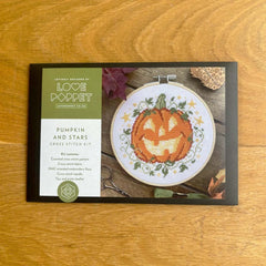 Pumpkin and Stars - Cross Stitch Kit By Love Poppet