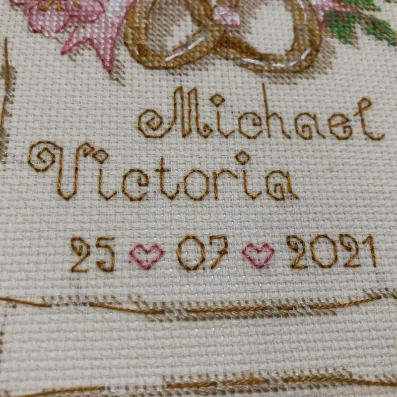Wedding Rings by Riolis Counted Cross Stitch Kit