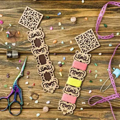 Ornate Wooden Thread Bobbins - Thread Organizers #10 From Hobby Jobby