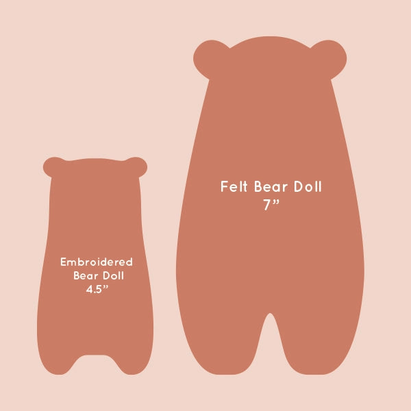 Glowbear Felt Doll Kit Embroidery Kit From Kiriki Press