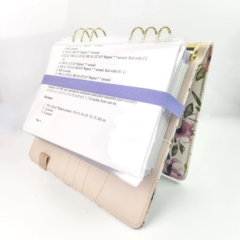 Spring Floral  Stitcher's Project Journal By Twice Sheared Sheep