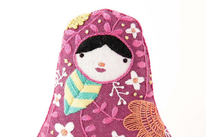 Matryoshka -  Embroidery Kit From Kiriki Press