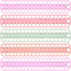 37 Floss Colors Embroidery Floss Organizer Thread Holder Storage Tool-Reusable
