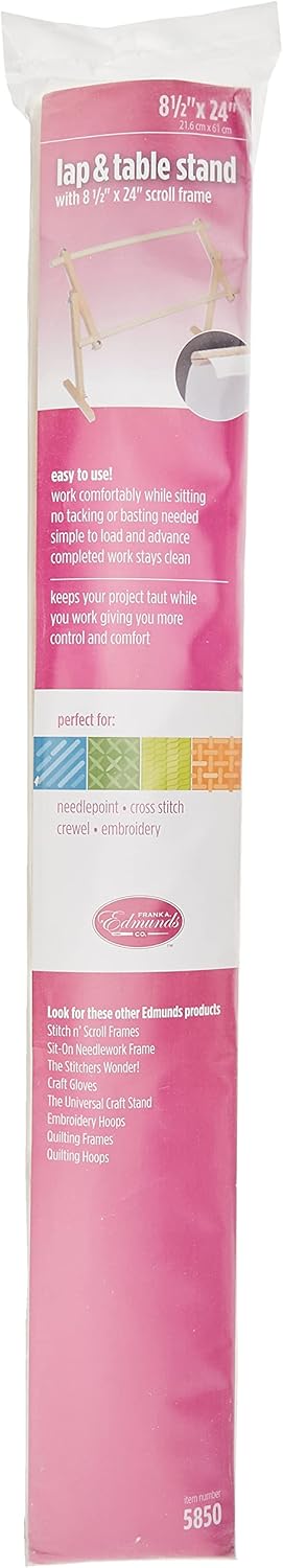 Frank A. Edmunds Stitcher's Adjustable Lap & Table Stand 8.5 by 24 inches model 5850