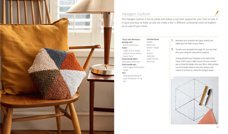 Punch Needle 15 Contemporary Projects By Rachel Lawson