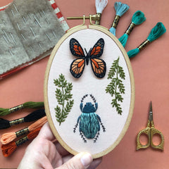 Bug Collector- Advanced 3D Hand Embroidery Diy Craft Kit-  By MCreativeJ