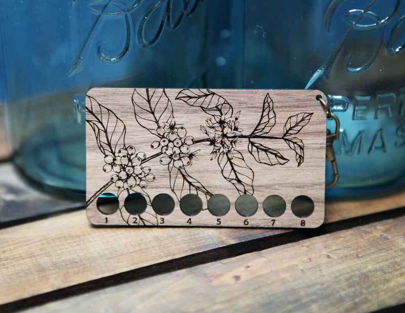 Coffee Bean Embroidery Floss Storage Holder From Sunrise Grove