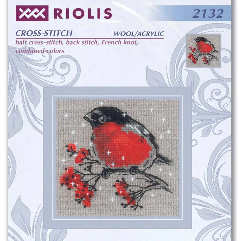 Winter Guest Bird by Riolis Counted Cross Stitch Kit