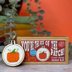 'pick of the Patch!' Mini Matchbox Cross Stitch Kit From Craft Kit Company